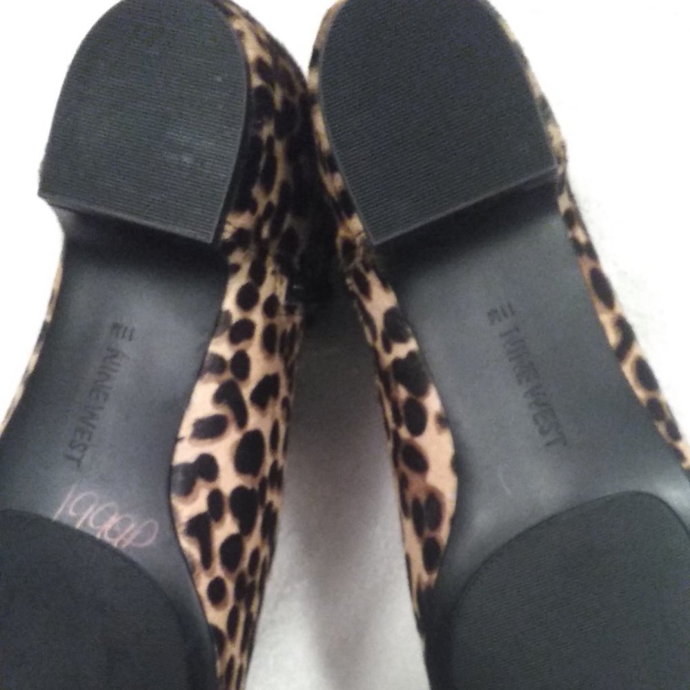 Nine West Leopard Print Ankle Boot 11m - image 6